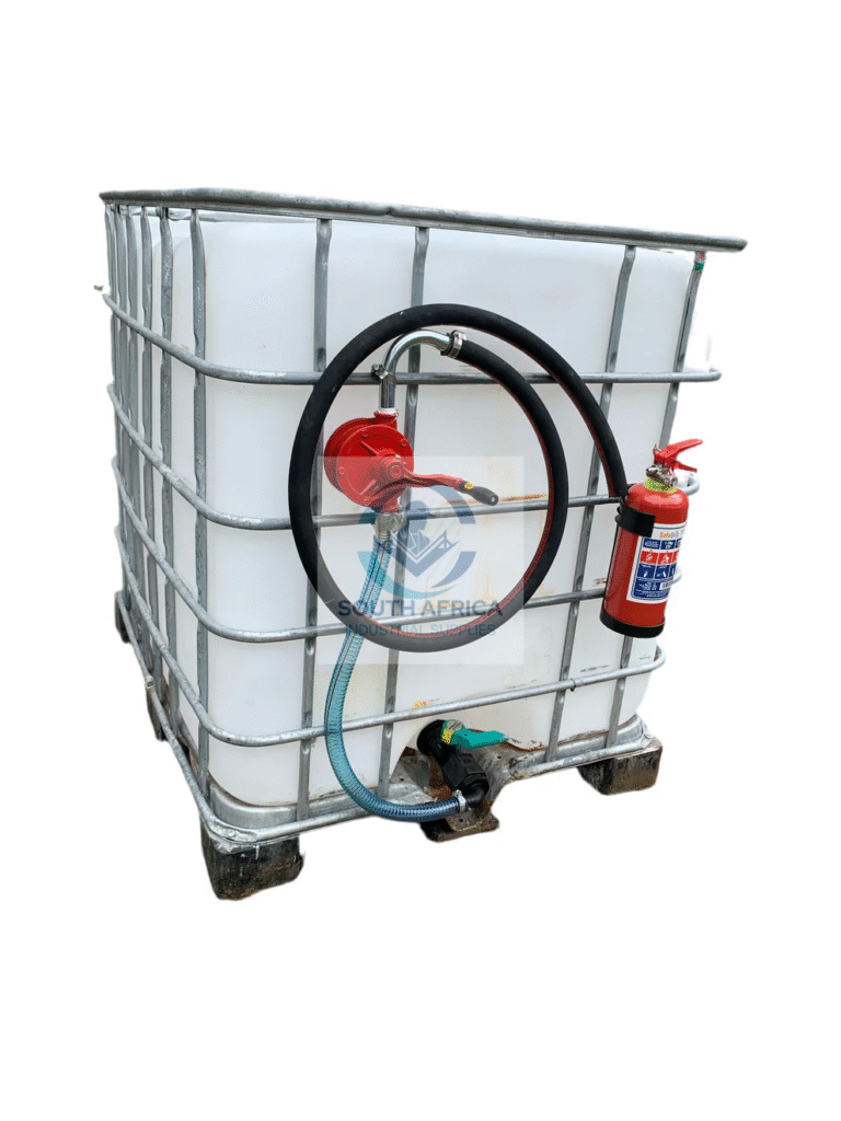 Home 21 1000L Manual Hand-Pump Diesel Bowser with Fire Extinguisher