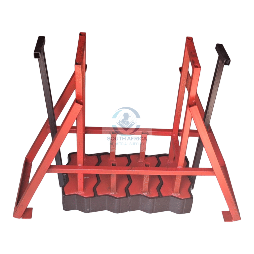 Manual 4-Per-Drop Interlocking Paving Brick Mould