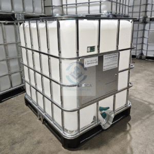 Used & Clean Food Grade 1000L IBC Tank on Steel Pallet
