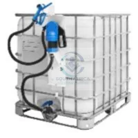clear-1000l-ibc-tank-with-adblue-pump-plastic-pallet-mounted